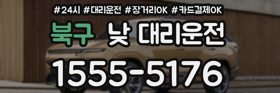 북구 낮 대리운전