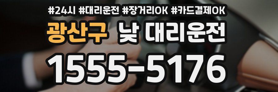 광산구 낮 대리운전
