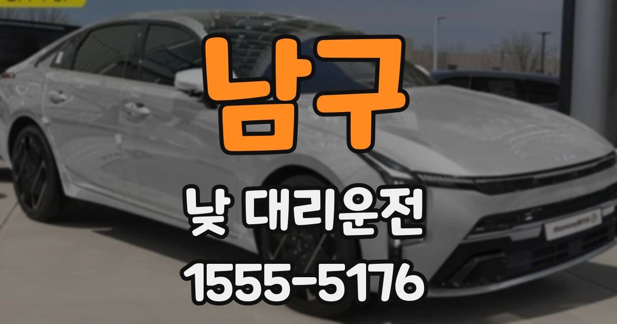 남구 낮 대리운전
