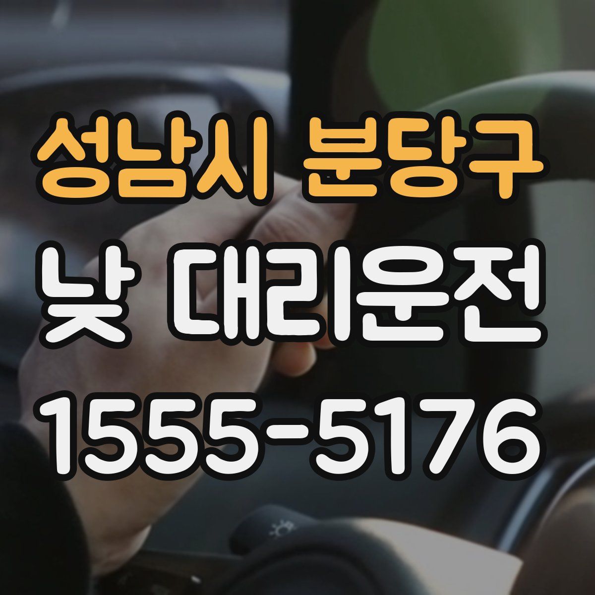 성남시 분당구 낮 대리운전