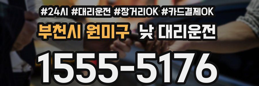 부천시 원미구 낮 대리운전