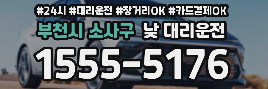 부천시 소사구 낮 대리운전