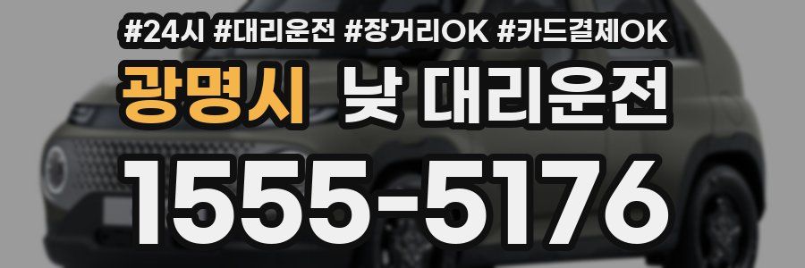 광명시 낮 대리운전