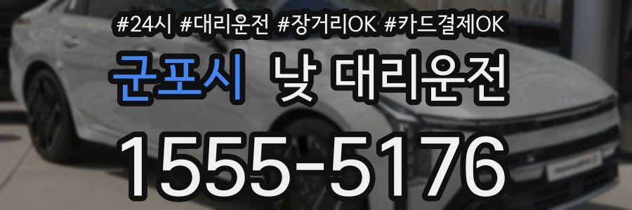 군포시 낮 대리운전