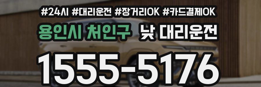 용인시 처인구 낮 대리운전
