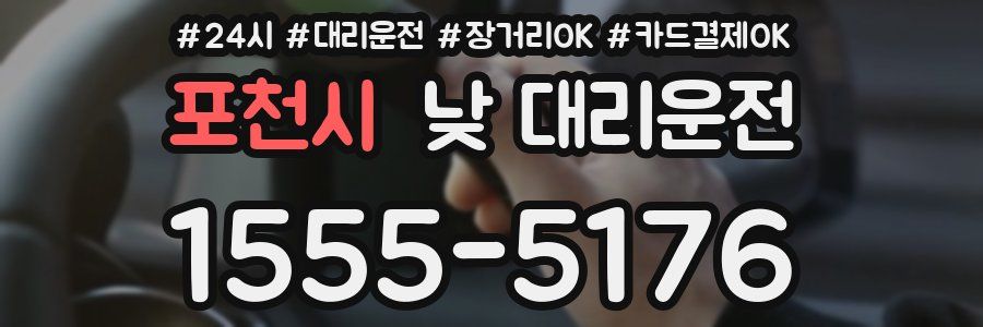 포천시 낮 대리운전