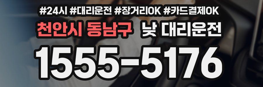 천안시 동남구 낮 대리운전