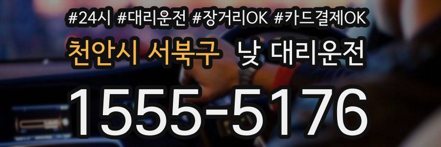 천안시 서북구 낮 대리운전