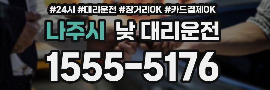 나주시 낮 대리운전