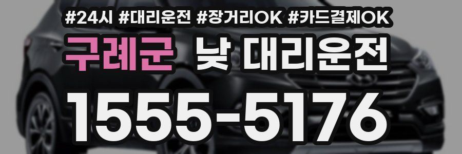 구례군 낮 대리운전