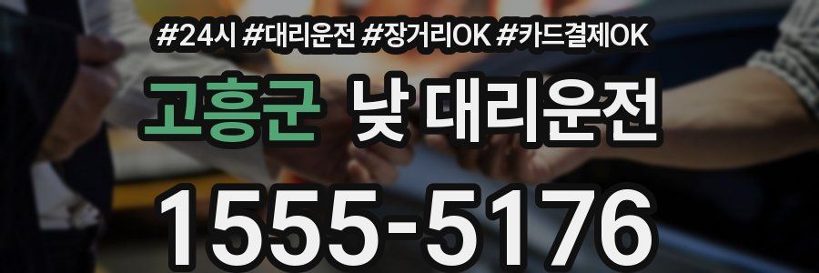 고흥군 낮 대리운전