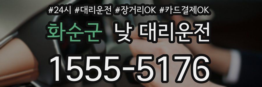 화순군 낮 대리운전