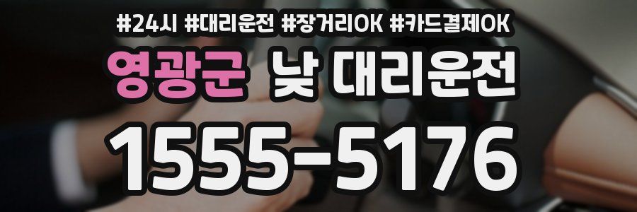 영광군 낮 대리운전