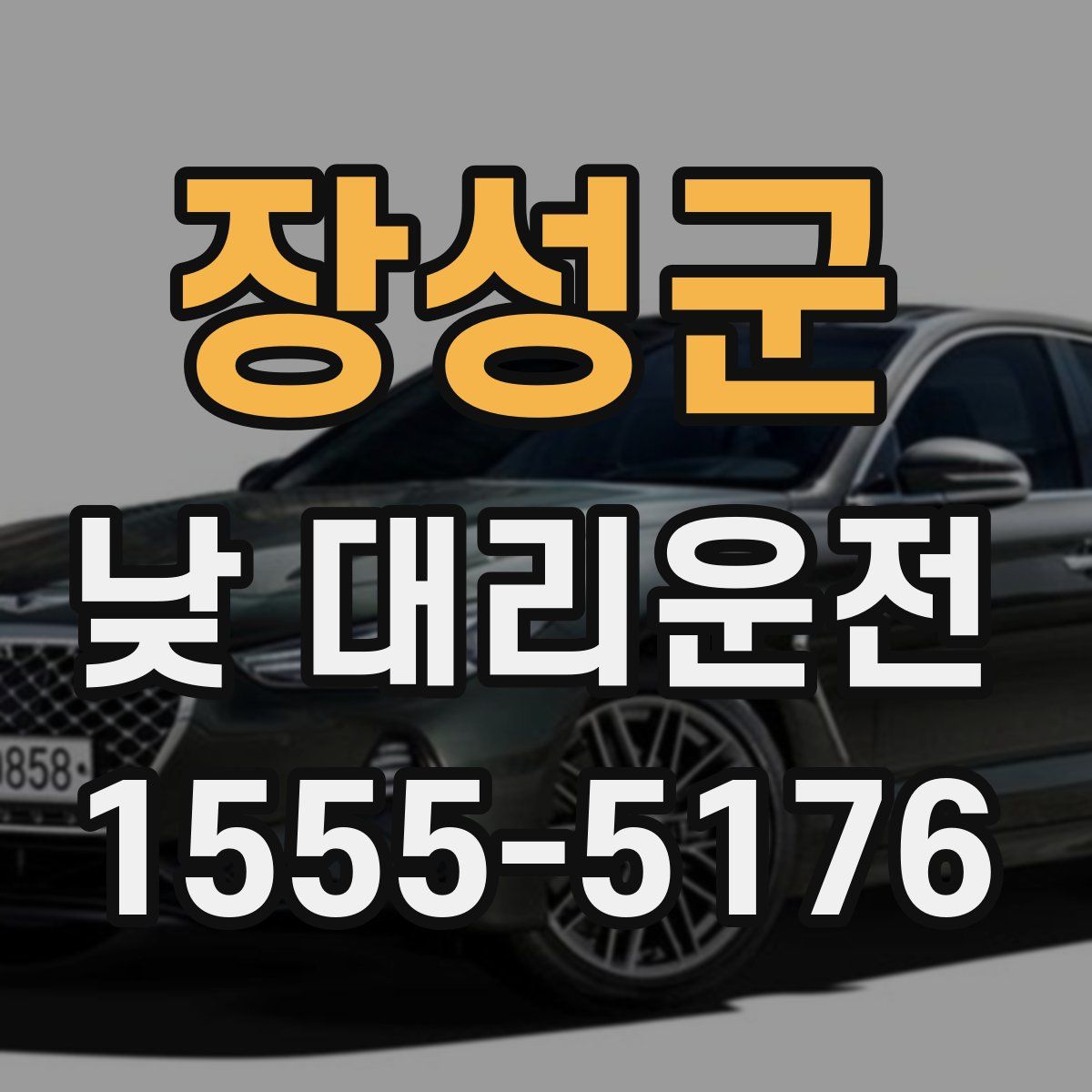 장성군 낮 대리운전