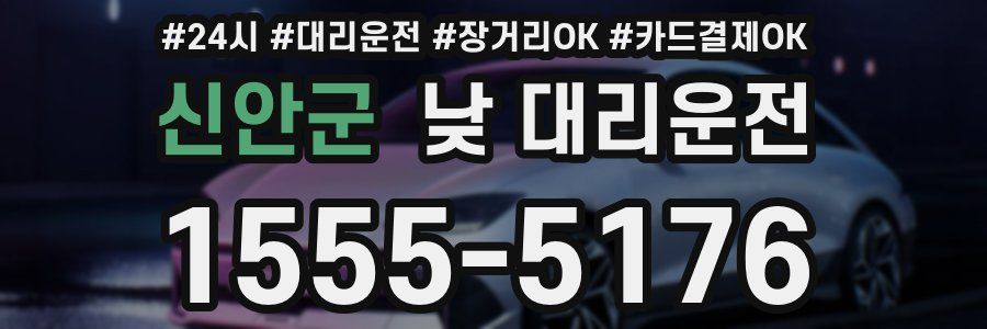 신안군 낮 대리운전