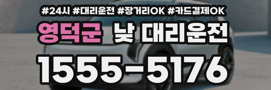 영덕군 낮 대리운전
