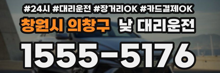 창원시 의창구 낮 대리운전