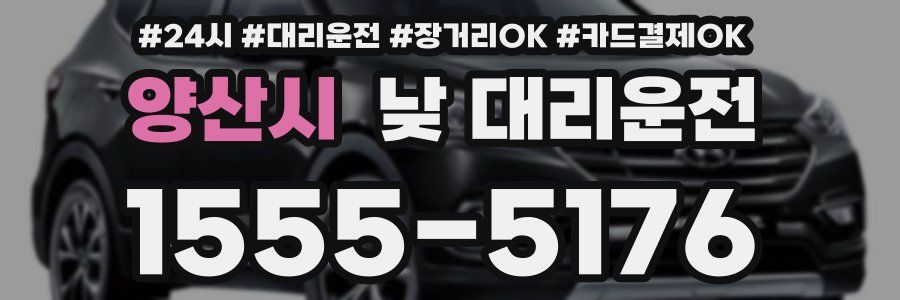 양산시 낮 대리운전