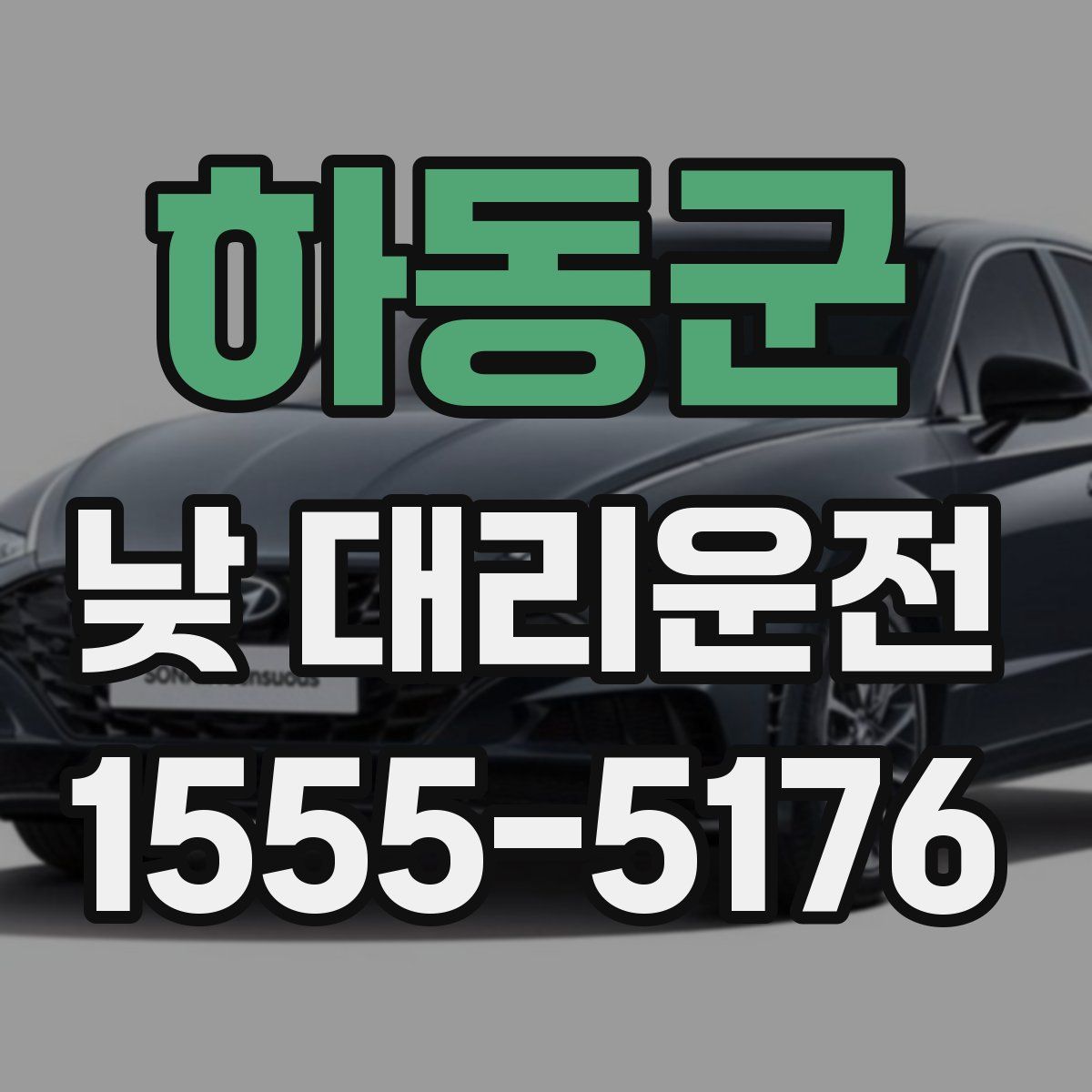하동군 낮 대리운전