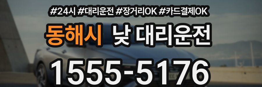 동해시 낮 대리운전
