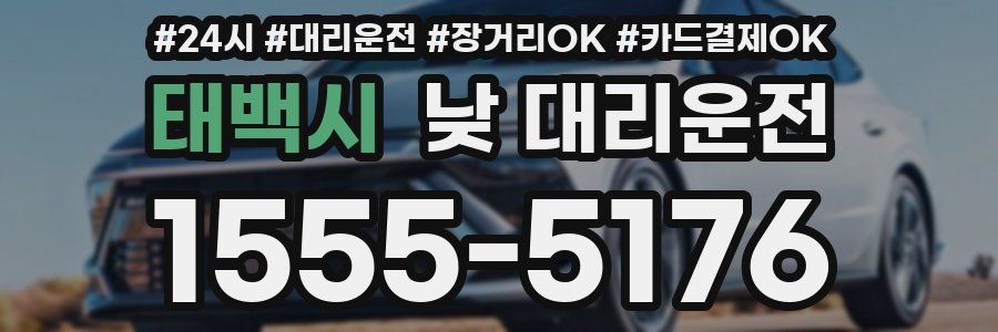 태백시 낮 대리운전