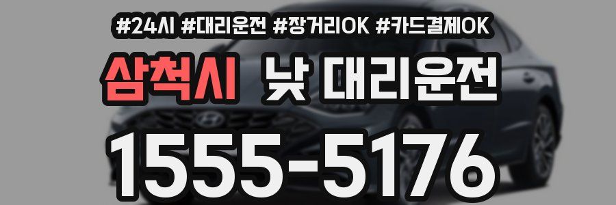 삼척시 낮 대리운전