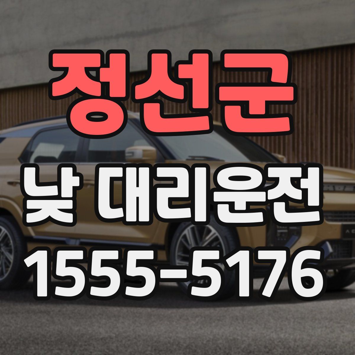 정선군 낮 대리운전