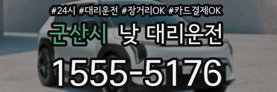 군산시 낮 대리운전