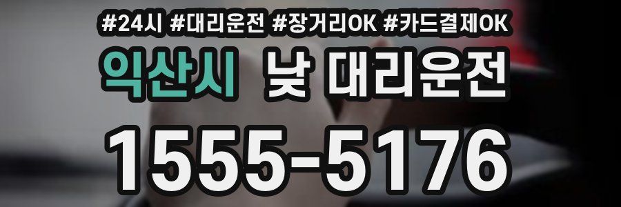 익산시 낮 대리운전