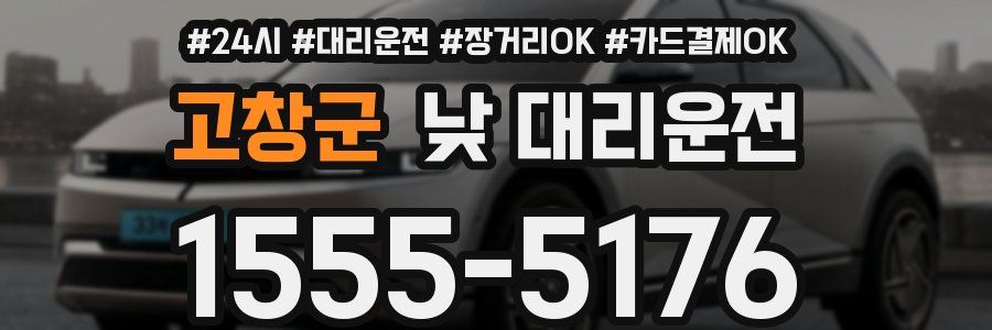 고창군 낮 대리운전