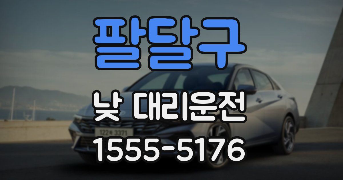 팔달구 낮 대리운전