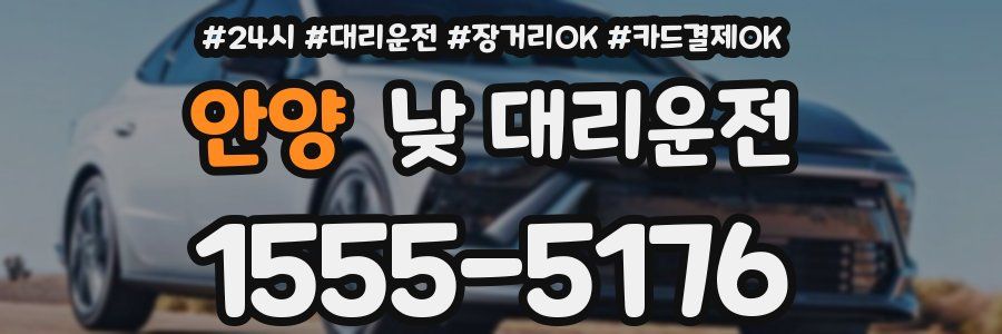 안양 낮 대리운전