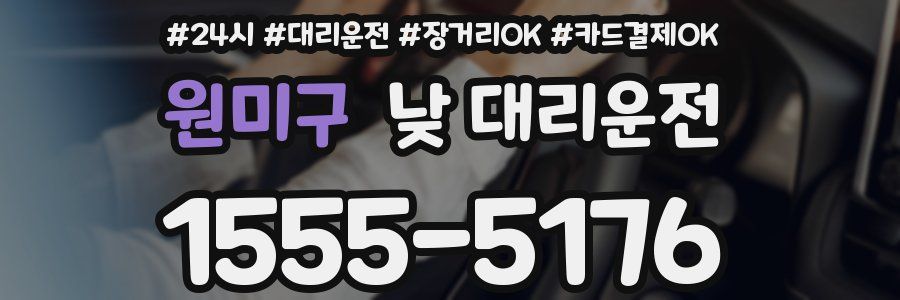원미구 낮 대리운전