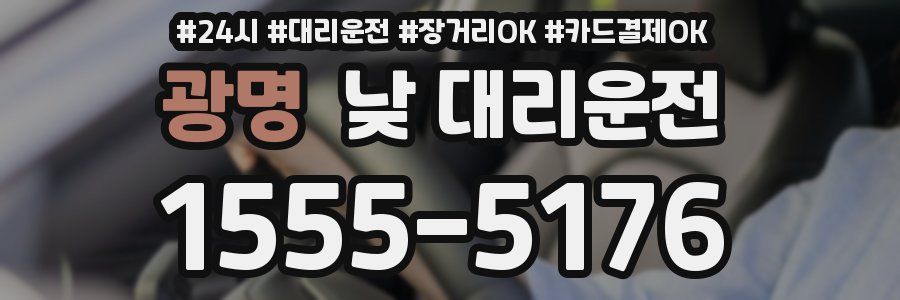광명 낮 대리운전
