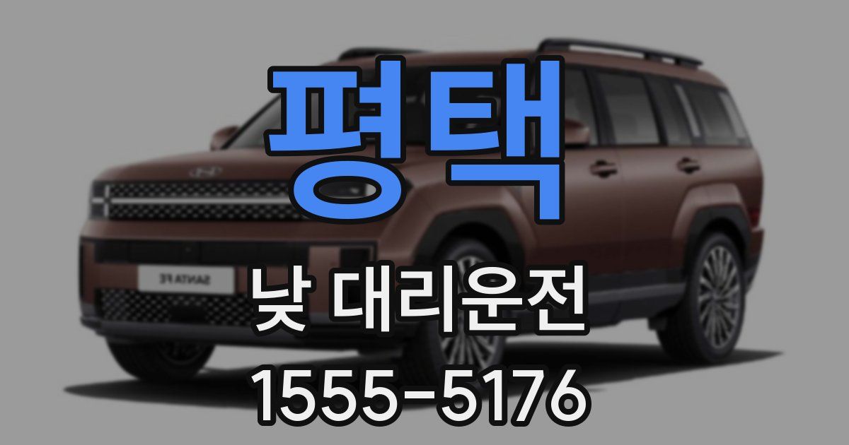 평택 낮 대리운전