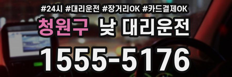 청원구 낮 대리운전