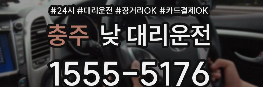 충주 낮 대리운전