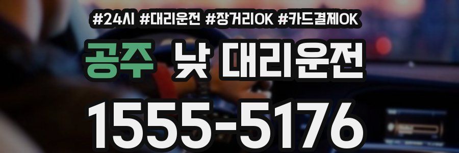 공주 낮 대리운전