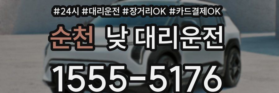 순천 낮 대리운전