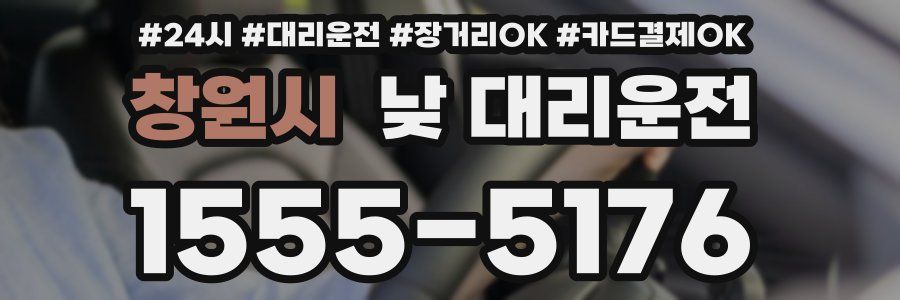 창원시 낮 대리운전