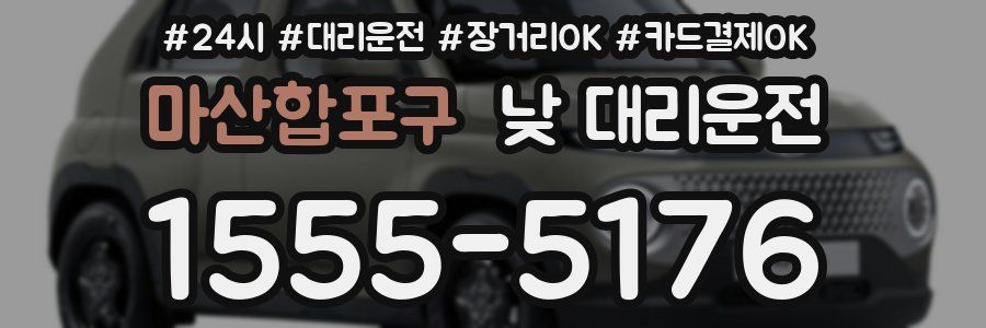 마산합포구 낮 대리운전