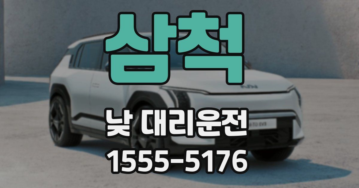 삼척 낮 대리운전