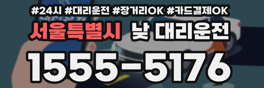 서울특별시 낮 대리운전