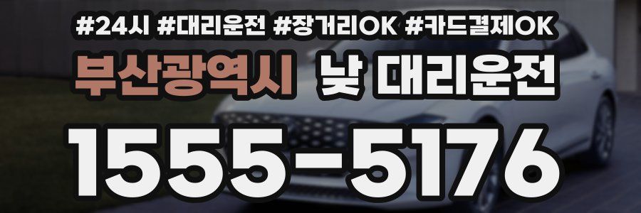 부산광역시 낮 대리운전