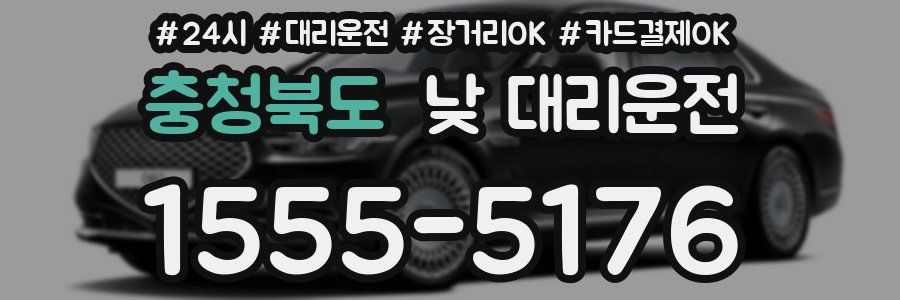 충청북도 낮 대리운전