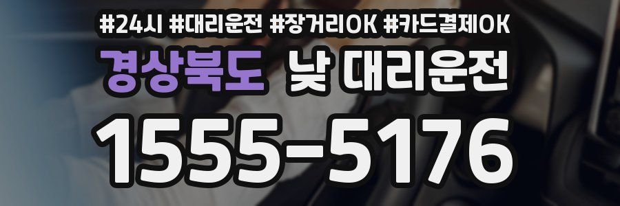 경상북도 낮 대리운전