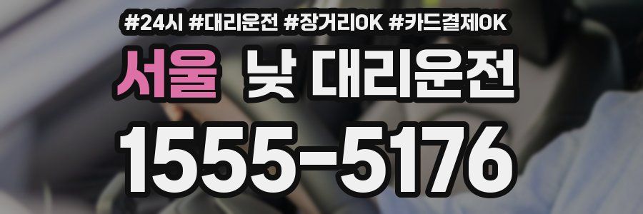 서울 낮 대리운전