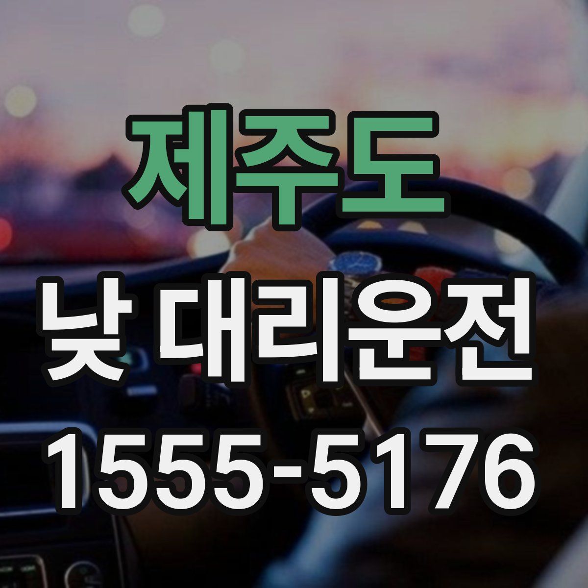 제주도 낮 대리운전