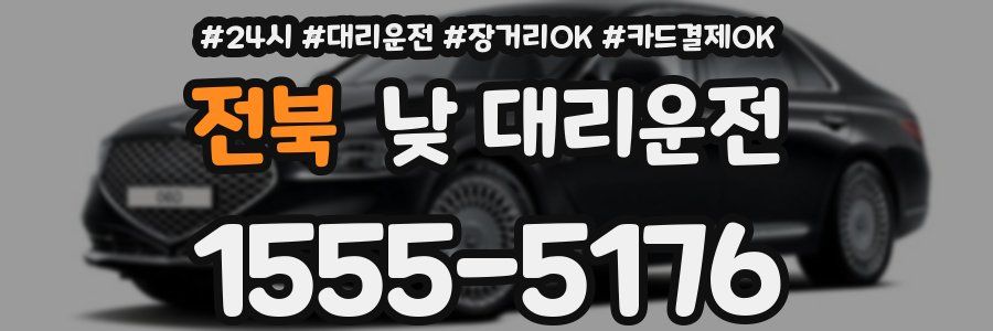 전북 낮 대리운전