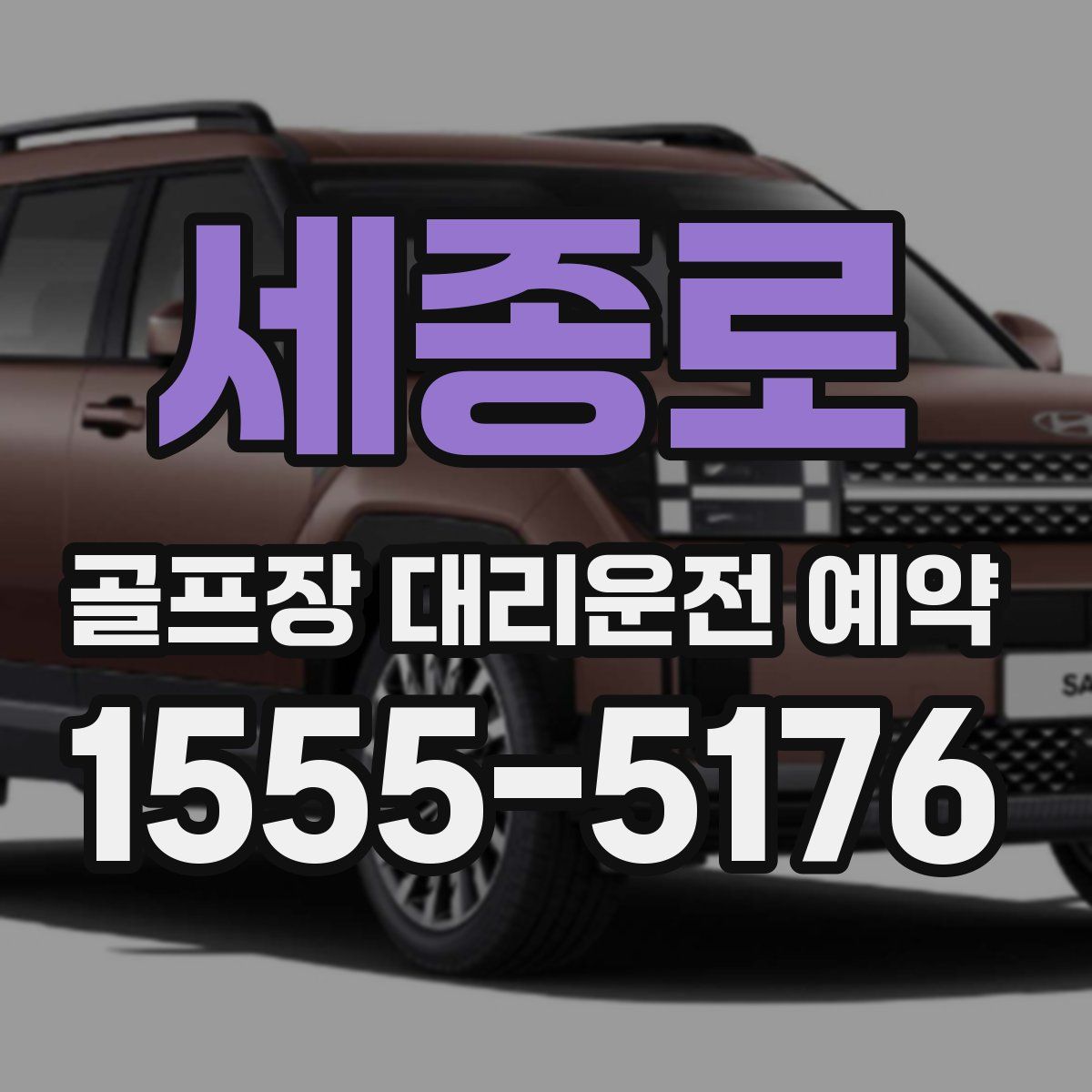 세종로 골프장 대리운전 예약